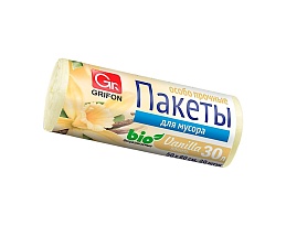 Мешки для мусора 30 л, ароматизированные, Ваниль, бежевые, в рулоне 20 шт., ПНД, 9 мкм, 560х530 мм, GRIFON Aroma, 101-020 V в Якутске Мешки для мусора 30 л, ароматизированные, Ваниль, бежевые, в рулоне 20 шт., ПНД, 9 мкм, 560х530 мм, GRIFON Aroma, 101-020 V в Якутске