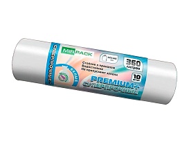 Мешки для мусора 360 л, белые, в рулоне 10 шт., ПВД 65 мкм, 1400х1000 мм, PREMIUM+, 3601015302 в Якутске Мешки для мусора 360 л, белые, в рулоне 10 шт., ПВД 65 мкм, 1400х1000 мм, PREMIUM+, 3601015302 в Якутске