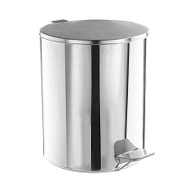Ведро для мусора с педалью, усиленное, Титан, 15 л, нержавеющая сталь, хром в Якутске Ведро для мусора с педалью, усиленное, Титан, 15 л, нержавеющая сталь, хром в Якутске