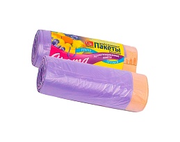 Мешки для мусора 35 л, ароматизированные, Лаванда, сиреневые, в рулоне 10 шт., ПНД, 12 мкм, 560х530 мм, GRIFON Aroma, 101-080 La в Якутске Мешки для мусора 35 л, ароматизированные, Лаванда, сиреневые, в рулоне 10 шт., ПНД, 12 мкм, 560х530 мм, GRIFON Aroma, 101-080 La в Якутске