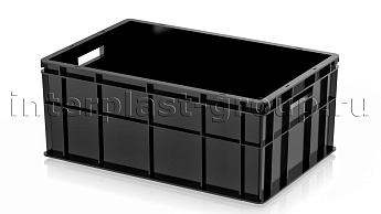 Ящик для молока, мяса, овощей и фруктов сплошной черный в Якутске